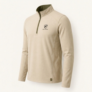 Veste de sport personnalisée à demi-zip – Vêtement d'entraînement respirant pour hommes, femmes et jeunes – Pull d'équipe à séchage rapide - Product Image 3