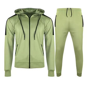 Best Selling Breathable Solid Color <b>Tracksuit</b> For Men Jogging Training Sportswear 100% <b>Polyester</b> <b>Tracksuit</b> - Product Image 1