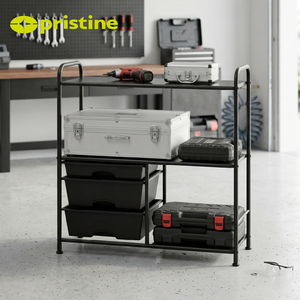 Estantería de Almacenamiento de 3 Niveles con Cajones, Fabricada en Taiwán, para el Hogar, Manualidades, Bricolaje - Product Image 5