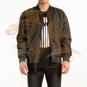 Chaqueta Bomber Impermeable de Invierno para Hombre, Talla Grande, con Cierre, Forro de Punto, Personalizable - Product Image 6
