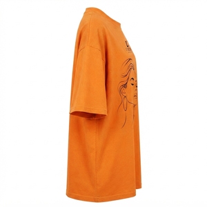เสื้อยืดโอเวอร์ไซส์แฟชั่นผู้หญิง คอลเลคชั่นสตรีทสไตล์ลำลองขายดี พร้อมบริการผลิตแบบ OEM รับทำโลโก้ส่วนตัว - Product Image 2