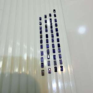 พลอยไอโอไลต์ธรรมชาติสีสโมคกี้ทรงบาแกตต์ ขนาด 2x4 มม. น้ำหนัก 38.15 กรัม จากรัฐราชสถาน สำหรับทำเครื่องประดับ - Product Image 4