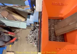 Trituradora de Chapa Metálica de Doble Eje con Capacidad de Producción de 750 Kg/Hora, Trituradoras de Chatarra para Aplicaciones Industriales - Product Image 6