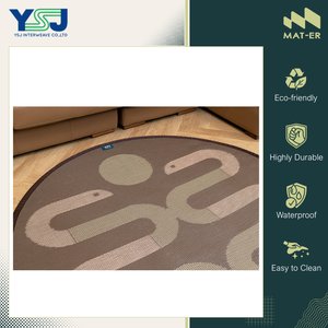 Tapis de plage ronds de qualité supérieure fabriqués en Thaïlande, imperméables et résistants à la corrosion, 100% polypropylène, en vente - Product Image 2