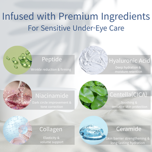 Crema de Ojos Vegana Orgánica Herbal Coreana Antiarrugas, Ojeras, Reafirmante, Hidratante, Centella, AHA, Retinol, Niacinamida, Péptidos - Product Image 3