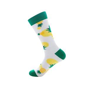 Chaussettes de sport, service OEM, chaussettes en coton de haute qualité, logo personnalisé, design unisexe, chaussettes fantaisie colorées pour femmes et hommes, motif pastèque - Product Image 4