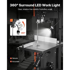 18-Inch Woodworking Bandsaw 2240W 3HP Motor 16-Inch Maximum Cutting Height 27.2 X 20 Cast Iron Table 360 Degree Wood <b>Saw</b> Machine - Product Image 5