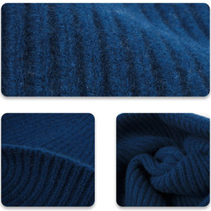 ขายร้อนสายถักหมวกขนสัตว์แคชเมียร์หมวกหมวกฤดูหนาวที่อบอุ่นนุ่มถักเด็กผู้ใหญ่ถักหมวกหมวก - Product Image 3