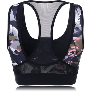 Nouveautés 2026 : Soutien-gorge de sport noir côtelé, dos nu élégant, pour gym et yoga, avec logo personnalisé, grandes tailles - Product Image 3
