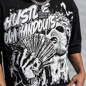 เสื้อยืดเจอร์ซีย์ทรงบ็อกซี่โอเวอร์ไซส์สำหรับผู้ชายรุ่นใหม่ ผ้าเนื้อหนัก 280 กรัม 100% คอตตอน ระบายอากาศได้ดี เป็นมิตรต่อสิ่งแวดล้อม - Product Image 3