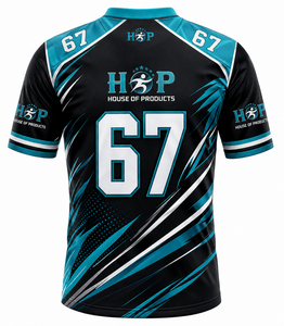 Jersey Premium para Fanáticos del Fútbol Americano, Uniforme Personalizado del Equipo, Impresión por Sublimación, Cuello en V, Secado Rápido, Transpirable - Product Image 4