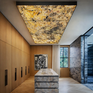 Panneau mural en pierre naturelle translucide, revêtement mural en pierre véritable, pierre décorative de luxe pour l'intérieur et l'extérieur, résidentiel et commercial - Product Image 1