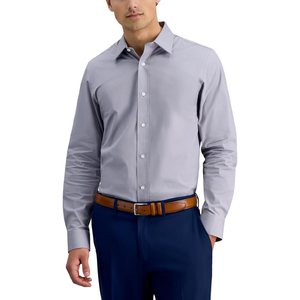 Camisa de vestir clásica de ajuste cómodo de primera calidad para hombre, camisa formal de negocios con botones y manga larga para oficina, trabajo y uso diario - Product Image 2