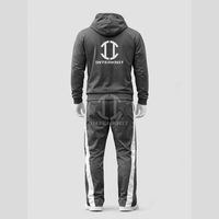 Chándal Unisex Morado y Blanco con Bloques de Color, Cierre Completo, Cuello Alto, Estilo Deportivo con Bolsillos Laterales, Ropa de Otoño