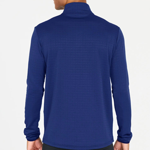 T-shirt athlétique à manches longues en tissu de 180 grammes, coupe ample, pour hommes, décontracté, fabriqué par des fabricants de vêtements. - Product Image 2