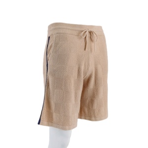 Shorts de sport décontractés pour hommes, taille adulte, en toile à séchage rapide, avec cordon de serrage avant, tricotés, coupe ample, pour l'été et la plage, vente en gros - Product Image 5