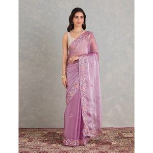 Nouvelle collection de vêtements indiens de créateur pour femmes, style ethnique moderne, broderie lourde, travail multi-fils et sequins, pur coton doux, lavable, non cousu - Product Image 1