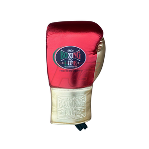 Guantes de Boxeo No Boxing No Life, Cuero Vacuno Genuino, Guantes Profesionales para Sparring y Combate, Duraderos, Transpirables, Fabricante OEM - Product Image 4