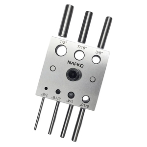 Cortador de Discos de Precisión, Forma Redonda, con 7 Punzones de Tamaño 1/8" - 1/2", para Joyería, Acero Inoxidable, Diferentes Formas - Product Image 1