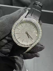 Elegante Reloj de Cuarzo para Hombre con Acabado de Diamante Moissanite, para Oficina, Fiestas y como Regalo Premium - Product Image 2