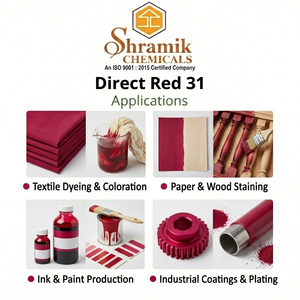 Rojo Directo 31 Rojo 12B CAS 5001-72-9 CI 29100 Tinte Textil en Polvo Rojo para Papel Shramik Chemicals - Product Image 5