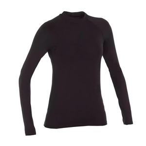 Women Blank Rash Guard <b>Long</b> <b>Sleeve</b> Compression <b>Base</b> <b>Layer</b> Quick Dry Workout Tee Wholesale - Product Image 2