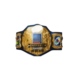 Ceinture de championnat de lutte personnalisée Lay the Heat, ceinture de titre dorée de qualité supérieure, objet de collection sportif personnalisé - Product Image 1
