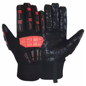 Amara High Quality Mechanic Work Gloves CE Certified Nomex Lining Elastic Wristband Synthetic Leather Smooth Safety Gloves - Product Image 6