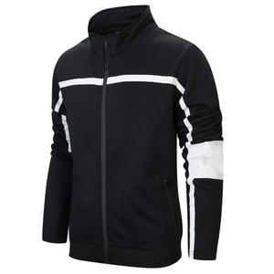 OEM Men <b>Polyester</b> <b>Tracksuit</b> Set Zip Jacket Jogger Pants Lightweight Quick Dry Sportswear Gym Activewear Bulk Sale - Product Image 4