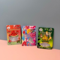 Sachets Mylar refermables personnalisés imprimés numériquement, mini, petits, 18g, à fermeture éclair, à fond plat, scellés sur 3 côtés, pour bonbons gélifiés et comestibles