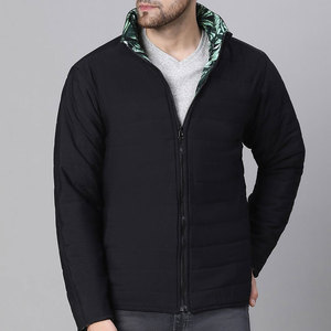 Blouson matelassé à capuche pour homme, style urbain, sur mesure OEM, épais, grande taille, en toile respirante, fermeture éclair, 90% rembourrage en duvet de canard - Product Image 2