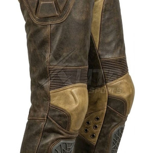 Pantalones de Motocicleta Unisex de Cuero de Primera Calidad para Todas las Estaciones, Cómodos, Transpirables, Flexibles, con Características de Seguridad, para Uso Prolongado, de Alta Calidad - Product Image 6