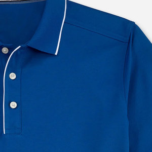 Turn Down Collar Design <b>Half</b> Botton Closure Men Polo <b>Shirts</b> Short Sleeve Custom Private Label Men Polo <b>Shirts</b> - Product Image 4