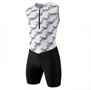 Breathable Durable Lightweight Quick Dry Windproof Plus Size <b>Men</b> <b>Tri</b> Suit OEM Custom Adults Cycling Clothing Eco-Friendly - Product Image 6