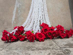 Guirnaldas de rosas artificiales hechas a mano para decoración Eid, fondos de fiesta, decoración de eventos, decoraciones únicas para fiestas - Product Image 2