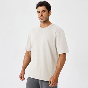 T-shirt basique en coton pour homme, col rond, doux, respirant, décontracté, streetwear, mode, haut de gamme - Product Image 5