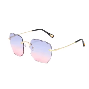 Gafas de Sol Metálicas Retro sin Montura, Protección UV400, para Playa y Viajes, Unisex, Económicas, al por Mayor - Product Image 6