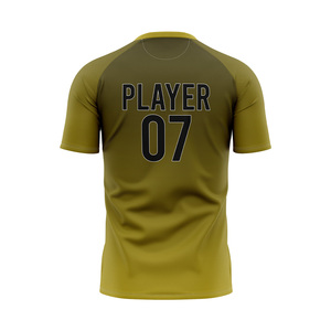 Camiseta de Fútbol Personalizada con Nombre de Equipo, Sublimada, Ecológica, Transpirable, de Secado Rápido, Ligera, 100% Poliéster Elástico - Product Image 5