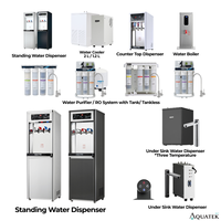 Dispensador Ecológico Estándar Bajo Fregadero AQ-3212B con Interruptor de Seguridad, Tanque Caliente de 3.6L para Uso en Hoteles con Sistema RO (AQ-500A)