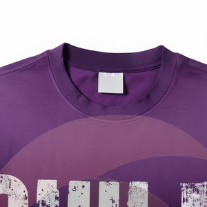 T-shirt décontracté pour homme en coton 100% imprimé sur mesure de haute qualité, anti-plis, anti-rétrécissement, respirant, grande taille, manches courtes - Product Image 3