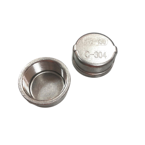 ฝาครอบกลมเกลียวสแตนเลสคุณภาพสูงขนาด 1-1/2 นิ้ว รับผลิตแบบ OEM/ODM บรรจุภัณฑ์ตามสั่ง พื้นผิวเรียบ สำหรับอุตสาหกรรมหลากหลายประเภท - Product Image 3