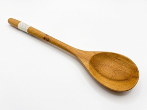 Grande cuillère compacte en teck artisanal de qualité supérieure – Cuillère de cuisine et de service en bois naturel pour ustensiles de cuisine en gros - Product Image 1