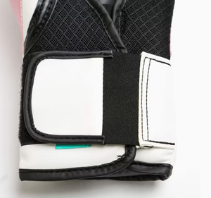En gros, Mitaines de boxe et de kickboxing en cuir rose et blanc, ventilées, pour l'entraînement et la cible - Product Image 5