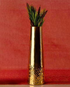 Vase à fleurs décoratif moderne en métal pour la décoration intérieure, élégant présentoir floral pour table et centre de table - Product Image 2