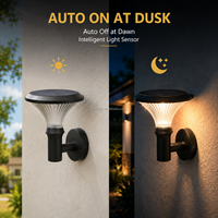 Lampe murale solaire extérieure personnalisée OEM, lampe murale de jardin LED étanche, prix direct d'usine
