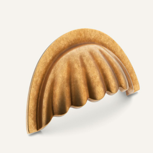 Poignée de tiroir en laiton Aberdovey Shell Cup - Product Image 3