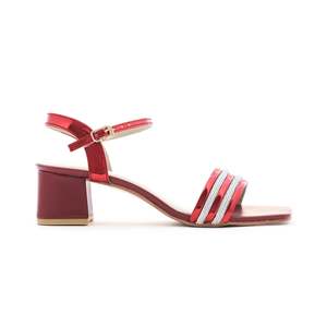 Maroon Fancy Heeled <b>Sandal</b> FN5293 - Product Image 2