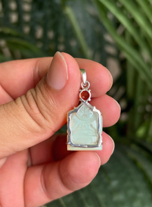 Botón Decorativo de Concha Rosa con Diseño de Alas de Animal, Accesorio de Joyería Artesanal - Product Image 2