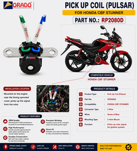 Bobina de encendido Honda CBF Stunner, calidad de exportación para repuestos de motocicletas en India, Orado - Product Image 3