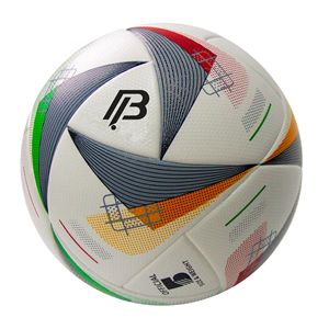 ลูกฟุตบอลชายหาดสีสันสดใส ผลิตจาก PVC นุ่ม สัมผัสนุ่ม ขนาด 3 4 5 ลูกฟุตบอลโปรโมชั่น ปักด้วยเครื่องจักรตามสั่ง - Product Image 2